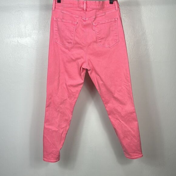 J Brand Pink High Rise Skinny Leg Jeans Size 32 - Picture 2 of 9